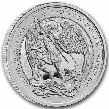 Срібна монета 1oz Ангел 2 англійських фунта 2026 Великобританія