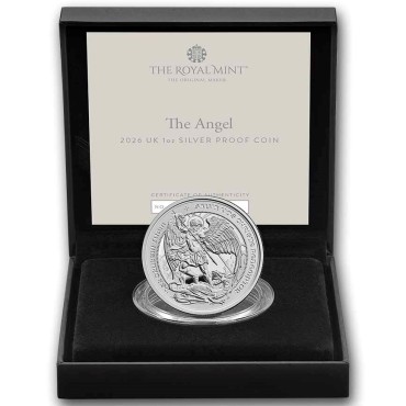 Срібна монета 1oz Ангел 2 англійських фунта 2026 Великобританія