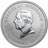Срібна монета 1/2oz Міфи та Легенди Австралії: Грифон 50 центів 2025 Австралія
