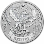Срібна монета 1/2oz Міфи та Легенди Австралії: Грифон 50 центів 2025 Австралія