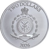 Срібна монета 1oz Дарт Вейдер "Зоряні Війни" 2 долара 2026 Ніуе