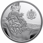 Срібна монета 1oz Чудеса Христа: Прогулянка По Воді 2 долари 2026 Ніуе