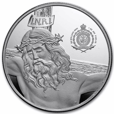 Срібна монета 1oz Чудеса Христа: Прогулянка По Воді 2 долари 2026 Ніуе