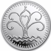 Срібна монета 1oz Папуга 2025 Нідерланди рестрайк