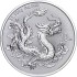 Срібна монета 1oz Дракон 10 юанів 2026 Китай