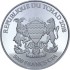 Срібна монета 1oz Лев 5000 франків КФА 2018 Чад