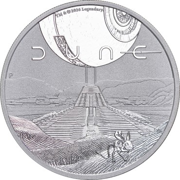 Срібна монета 1oz Дюна 1 долар 2026 Тувалу