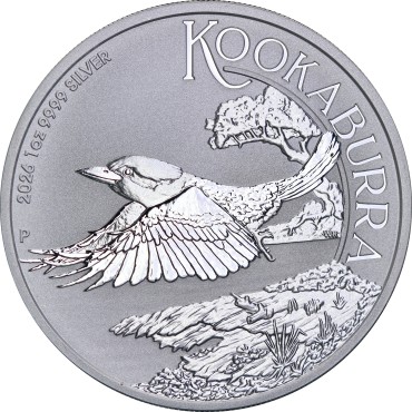 Срібна монета 1oz Кукабарра 1 долар 2026 Австралія