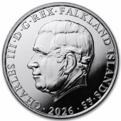 Срібна монета 1oz Південний Чубатий Пінгвін 5 фунтів 2026 Фолклендські Острови