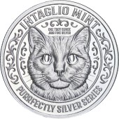 Срібний раунд 1oz Сплячі Кішки "Ідеальне Срібло" США