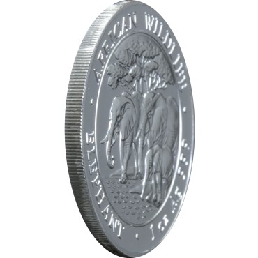 Срібна монета 1oz Слон 100 шилінгів 2013 Сомалі