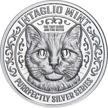 Серебряный раунд 1oz Катаклизм "Идеальное Серебро" США