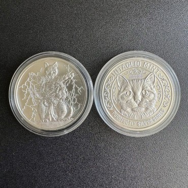 Срібний раунд 1oz Катаклізм "Ідеальне Срібло" США