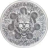 Серебряный раунд 1oz Лень "Семь Cмертных Грехов" США