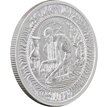 Срібний раунд 1oz Лінь "Сім Смертних Гріхів" США