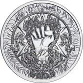 Срібний раунд 1oz Гнів "Сім Смертних Гріхів" США
