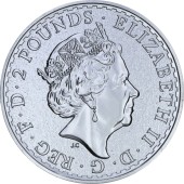 Срібна монета 1oz Рік Півня 2 фунта стерлінгів 2017 Великобританія