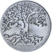 Срібна монета 1oz Дерево Життя 2 долара 2019 НІУЕ