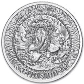 Срібний раунд 1oz Ненажерливість "Сім Смертних Гріхів" США