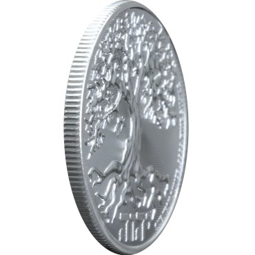 Серебряная монета 1oz Древо Жизни 2 доллара 2019 НИУЭ