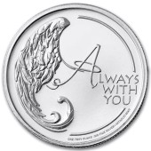 Серебряный раунд 1oz Ангел В Твоем Кармане США