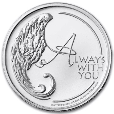 Срібний раунд 1oz Ангел У Твоїй Кишені США