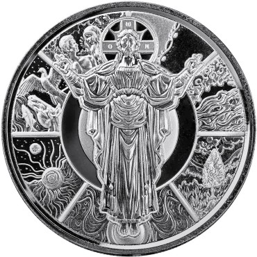 Срібна монета 1oz Ісус Творець 2 долари 2024 Самоа