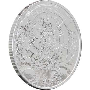 Срібна монета 1oz Острів Скарбів 2 долари 2026 Ніуе