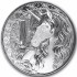 Серебряная монета 1oz Единорог 1 доллар 2025 Фиджи