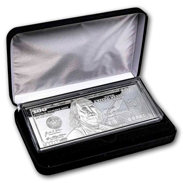 Срібна банкнота 4oz "100 доларів" 2026 США