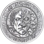 Серебряный раунд 1oz Зависть "Семь Cмертных Грехов" США