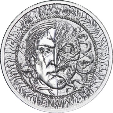 Срібний раунд 1oz Заздрість "Сім Смертних Гріхів" США