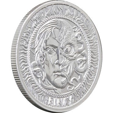 Срібний раунд 1oz Заздрість "Сім Смертних Гріхів" США