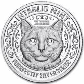 Серебряный раунд 1oz Космический Кот "Идеальное Серебро" США