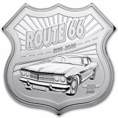 Серебряный раунд 1oz 100-летие "Роут 66" 2026 США