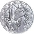 Срібна монета 1oz Єдиноріг 1 долар 2025 Фіджі