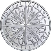 Срібний раунд 1oz Піратський Череп (Шматочки восьми з серії "Срібний Щит")