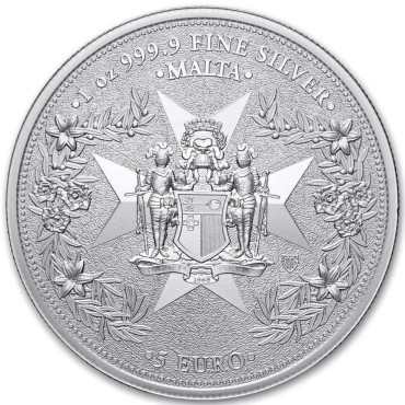 Срібна монета 1oz Золотий Орел 5 Євро 2026 Мальта