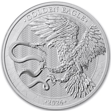 Серебряная монета 1oz Золотой Орел 5 Евро 2026 Мальта