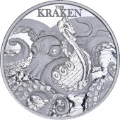 Купить-Серебряная монета 1oz Мифические Существа: Кракен 1 доллар 2026 Ниуэ в Киеве с доставкой по всей Украине