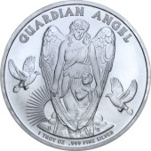 Срібна монета 1oz Ангел-Охоронець 1 долар 2017 НІУЕ