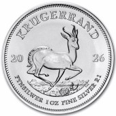 Срібна монета 1oz Крюгерранд 1 ранд 2026 Південна Африка