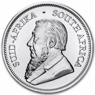 Серебряная монета 1oz Крюгерранд 1 ранд 2026 Южная Африка