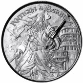 Серебряная монета 1oz Антигуа и Барбуда 2 доллара 2025 Восточные Карибы