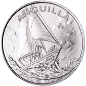 Срібна монета 1oz Ангілья 2 долара 2025 Східні Кариби