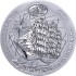 Серебряная монета 1oz Корабль Крузенштерн 50 франков 2026 Руанда