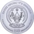 Серебряная монета 1oz Корабль Крузенштерн 50 франков 2026 Руанда