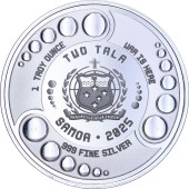 Срібна монета 1oz Інопланетні Архітектори 2 тала 2025 Самоа