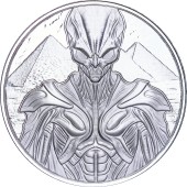 Серебряная монета 1oz Инопланетные Архитекторы 2 тала 2025 Самоа