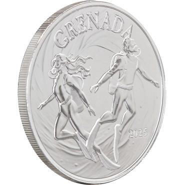 Срібна монета 1oz Гренада 2 долари 2025 Східні Кариби